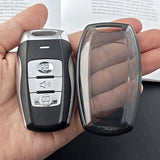 Haval Key Cover TPU Case for H6 H2 M6 F7 H9 Type a-transparent black [single key cover] In Australia - Darrahopens