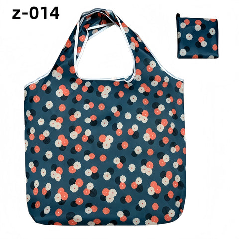 Large Floral Polyester Foldable Shopping Bag Z-014 In Australia - Darrahopens