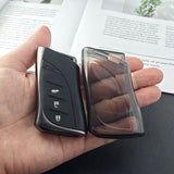 TPU Lexus Key Cover for ES200 NX200 RX350 Type a - transparent black [single key cover]