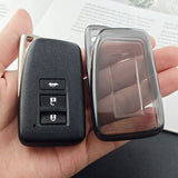 TPU Lexus Key Cover for ES200 NX200 RX350 Type a - transparent black [single key cover]