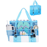 Multifunctional Mesh Beach Bag for Travel Storage Black In Australia - Darrahopens