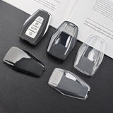 Geely Emgrand Key Cover TPU Transparent Type a - transparent black [single key cover] In Australia - Darrahopens