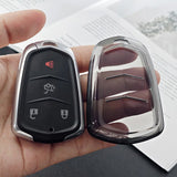 Cadillac Key Cover TPU for Xt5 Xts Ats Ct6 Type a - transparent black [single key cover] In Australia - Darrahopens