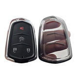 Cadillac Key Cover TPU for Xt5 Xts Ats Ct6 Type a - transparent black [single key cover] In Australia - Darrahopens