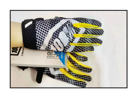 LOHAS FOX Cycling Gloves Nylon Wear Resistant Long. Small grid XL