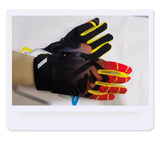 LOHAS FOX Cycling Gloves Nylon Wear Resistant Long. Black red M In Australia - Darrahopens