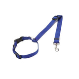Li hang Pet Car Seat Belt Dog Harness Safety Rope Sky blue