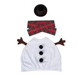 Wpet Porch Goose Costume Snowman Winter Hat Scarf. Snowman style One size fits all (23inch porch goose)