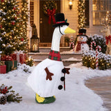 Wpet Porch Goose Costume Snowman Winter Hat Scarf. Snowman style One size fits all (23inch porch goose)