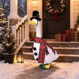 Wpet Porch Goose Costume Snowman Winter Hat Scarf. Snowman style One size fits all (23inch porch goose)