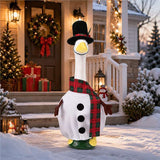 Wpet Porch Goose Costume Snowman Winter Hat Scarf. Snowman style One size fits all (23inch porch goose)