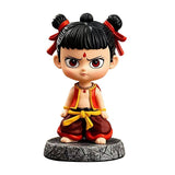 Nezha Bobblehead Car Dashboard Ornament Resin Combination model-donghai ao bing [standing model + sitting model]