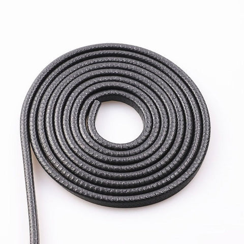 Ning z Car Door Anti Collision Strip Stainless Steel. Adhesive-free (black) 1m price