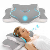 Dream Nest Butterfly Memory Foam Pillow Azure In Australia - Darrahopens