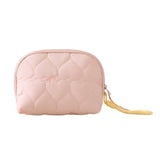 Nylon Semi Circle Makeup Bag Travel Toiletry Organizer