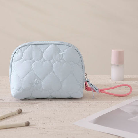 Nylon Semi Circle Makeup Bag Travel Toiletry Organizer In Australia - Darrahopens