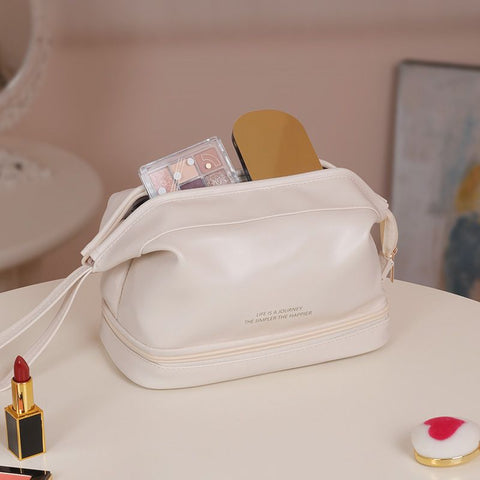 Cosmetic Bag MuJia PU Large Travel Toiletry