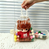 PVC Doll Storage Bag Clear Travel Organizer In Australia - Darrahopens