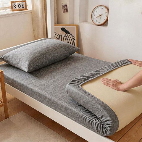 Furfit Bed Sheet Fitted Student Dorm 90x190cm Polyester