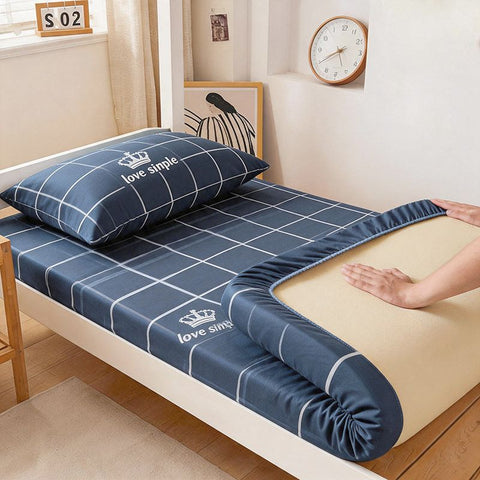 Furfit Bed Sheet Fitted Student Dorm 90x190cm Polyester In Australia - Darrahopens