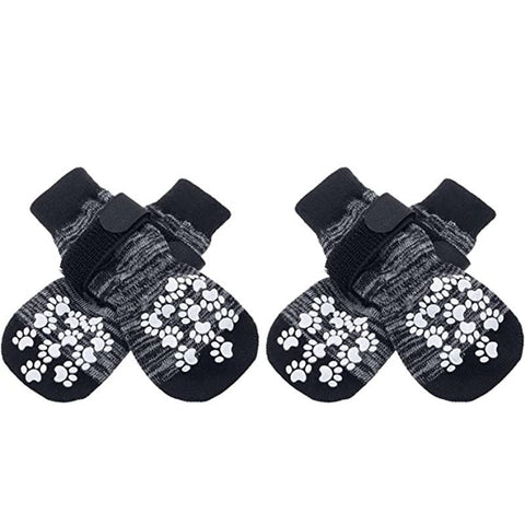 Dog Socks Breathable Anti Slip 4 Pack Cotton