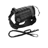 Dog Tactical Vest Polyester Military Style XXL