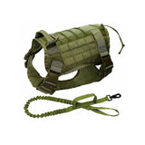 Dog Tactical Vest Polyester Military Style XXL