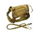 Dog Tactical Vest Polyester Military Style XXL In Australia - Darrahopens
