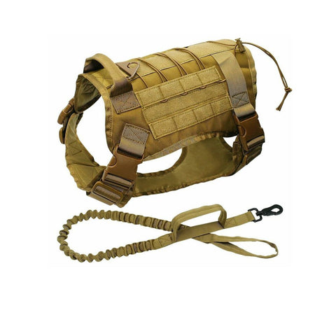 Dog Tactical Vest Polyester Military Style XXL In Australia - Darrahopens