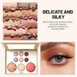 3pcs Baking Makeup Palette-Includes Brush, Facial Powder, Powder Blusher Eye Shadow, Multi-Product Palette for Eyelid Brightening & Face Contouring, for Daily Use or Dating In Australia - Darrahopens