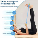 Workout Set – Breathing Trainer,6 Tube Resistance Bands& 8-Tube Elastic Pedal Puller Resistance Band for Men Women Full Body Workouts,Yoga,Pilates,Strength Training In Australia - Darrahopens
