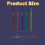 5 Pcs Retractable Gel Pens,0.5mm Ballpoint Black Ink Pens with Cute Cat Tail,Japanese Smooth Writing Fine for Cat Lovers School Office