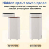 Portable Instant Hot Water Dispenser, 3S Rapid Heating Electric Water Boiler with Adjustable 5 Temperatures, Digital Touch Screen for Home Office Camping Tea, Coffee