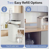 Portable Instant Hot Water Dispenser, 3S Rapid Heating Electric Water Boiler with Adjustable 5 Temperatures, Digital Touch Screen for Home Office Camping Tea, Coffee