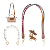 Mini Bag Replacement Thin Shoulder Strap with 2 Adapters for Longchamp,Imitation Pearl Bead Purse Handle Strap Bag Charms Handbag Chain Accessories Decoration for Women In Australia - Darrahopens