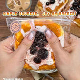 Creative Pearl Toast Slow-Rising Stress-Relieving Toy, Handmade,Soft Stress Relief Desktop Gadget for Office & Home, Adult Hand Tension Relaxer, Fun Squeezing Toy