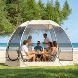 Large 3m Pop Up Screen House Tent, 6-8 Person Mosquito Shelter,,Easy 60-second setup camping tend.Fits standard picnic tables with 220cm full standing headroom.Portable Shelter Enclosure In Australia - Darrahopens