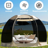 Large 3m Pop Up Screen House Tent, 6-8 Person Mosquito Shelter,,Easy 60-second setup camping tend.Fits standard picnic tables with 220cm full standing headroom.Portable Shelter Enclosure In Australia - Darrahopens