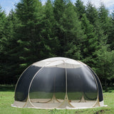 Pop Up Screen House Tent 3x3m, 6-8 Person 220cm Tall Mosquito Net Tent,Spacious 3.8m dome fits 6-8 adults for backyard BBQs & caravan trips camping . 360-degree view fine mesh keeps all mosquitoes out In Australia - Darrahopens