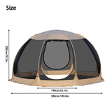 Pop Up Screen House Tent 3x3m, 6-8 Person 220cm Tall Mosquito Net Tent,Spacious 3.8m dome fits 6-8 adults for backyard BBQs & caravan trips camping . 360-degree view fine mesh keeps all mosquitoes out In Australia - Darrahopens