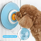 Interactive Cat and Dog Slow Feeder Lick Mat with Suction Cup, Rotating Treat Ball Puzzle Toy for Boredom Relief, Stress Reduction, and Tongue Cleaning – Perfect for Yogurt, Puree, and Semi-Liquid Treats (White)