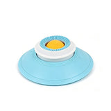 Interactive Cat and Dog Slow Feeder Lick Mat with Suction Cup, Rotating Treat Ball Puzzle Toy for Boredom Relief, Stress Reduction, and Tongue Cleaning – Perfect for Yogurt, Puree, and Semi-Liquid Treats (White)