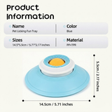 Interactive Cat and Dog Slow Feeder Lick Mat with Suction Cup, Rotating Treat Ball Puzzle Toy for Boredom Relief, Stress Reduction, and Tongue Cleaning – Perfect for Yogurt, Puree, and Semi-Liquid Treats (Yellow) In Australia - Darrahopens