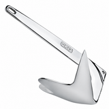 Marine Bruce Anchor in 316 Stainless Steel for Yachts and Boats, Secure Mooring and Stable Holding in Various Seabeds, Corrosion Resistant Dock Hardware (3kg Bruce Anchor Set)