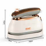 Versatile 2-in-1 Handheld Travel Steam Iron with Rotatable Handle for Home Laundry and On-the-Go Garment Wrinkles Removal (Beige) In Australia - Darrahopens