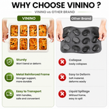 8-Cavity Mini Loaf Pan, Non-Stick Silicone Bread Mold with Sturdy Stainless Steel Frame – Perfect for Baking Individual Breads, Snack Cakes, and Sweet Treats at Home (1PCS) In Australia - Darrahopens