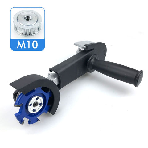 Angle Grinder to Carving Tool Adapter with Wood Carving Disc for Woodworking Grooving Sculpting Shaping Compatible with Multiple Grinder Models (Angle Grinder-Router Adapter (M10)) In Australia - Darrahopens