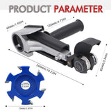 Angle Grinder to Carving Tool Adapter with Wood Carving Disc for Woodworking Grooving Sculpting Shaping Compatible with Multiple Grinder Models (Angle Grinder-Router Adapter (M14)) In Australia - Darrahopens