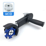 Angle Grinder to Carving Tool Adapter with Wood Carving Disc for Woodworking Grooving Sculpting Shaping Compatible with Multiple Grinder Models (Angle Grinder-Router Adapter (M14))