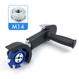 Angle Grinder to Carving Tool Adapter with Wood Carving Disc for Woodworking Grooving Sculpting Shaping Compatible with Multiple Grinder Models (Angle Grinder-Router Adapter (US Thread))